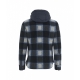 Giacca in stile lumberjack blu scuro