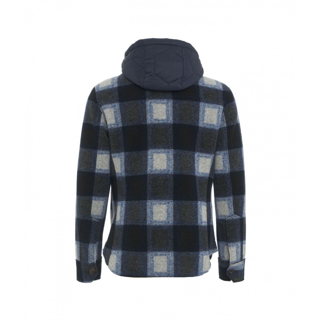 Giacca in stile lumberjack blu scuro