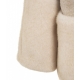 Giacca in pelliccia sintetica grigio chiaro