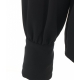 Camicia con cut outs in crpe nero