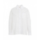Camicetta oversize con glitter bianco