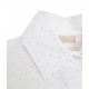Camicetta oversize con glitter bianco