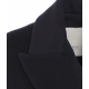 Cappotto in lana blu scuro