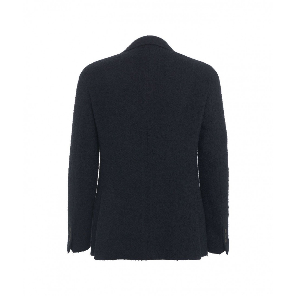 Blazer in boucl Nuvola blu scuro