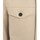 Giacca in lana vergine pressata beige
