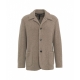 Cappotto ecologico boucl taupe