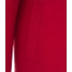 Cappotto monopetto in lana pressata rosso