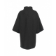 Cappotto kimono in lana pressata grigio scuro