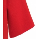 Cappotto kimono in lana pressata arancione