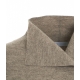 Cappotto kimono in lana pressata beige