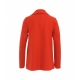 Cappotto doppiopetto in lana pressata arancione