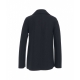 Cappotto doppiopetto in lana pressata blu scuro