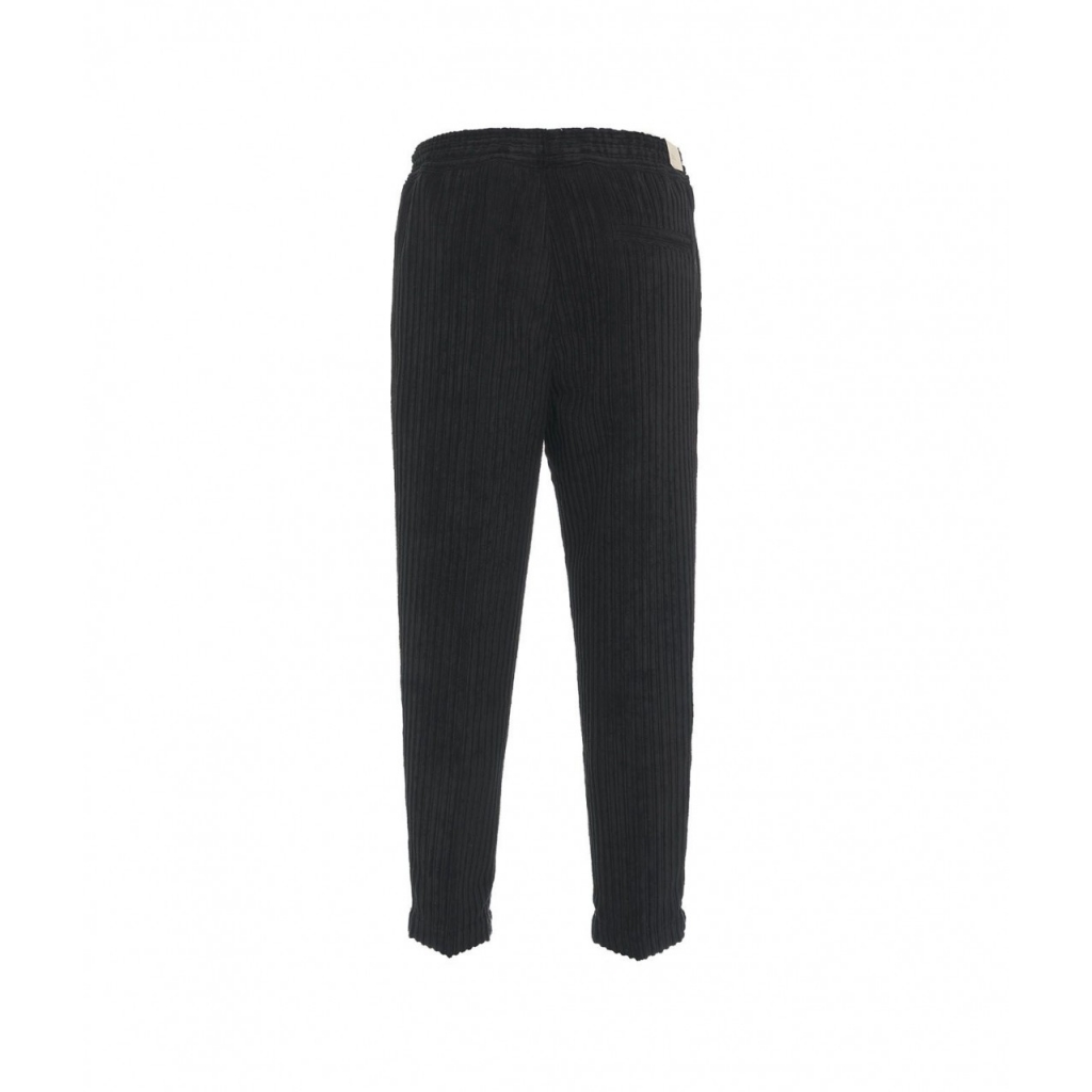 Pantaloni di velluto a coste Savoys nero