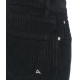 Pantaloni high waist in velluto a coste Lola nero