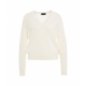 Maglione in angora bianco