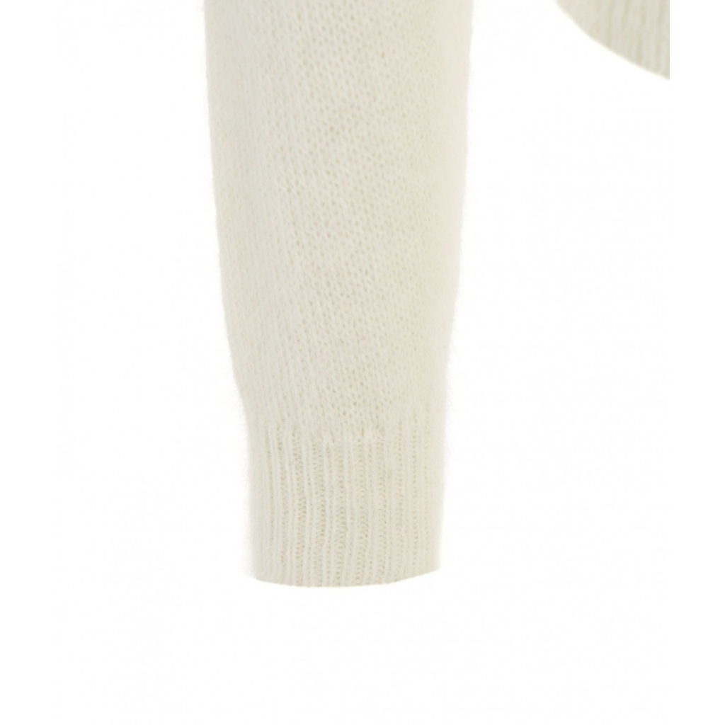 Maglione in angora bianco