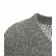 Maglione in misto lana grigio