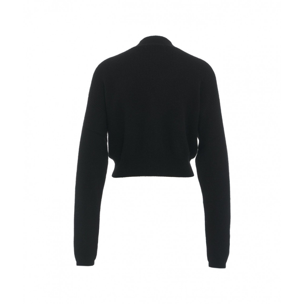 Cardigan a maglia in cashmere nero