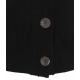 Cardigan a maglia in cashmere nero