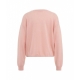 Maglione in cashmere rosa chiaro
