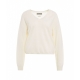 Maglione in cashmere bianco