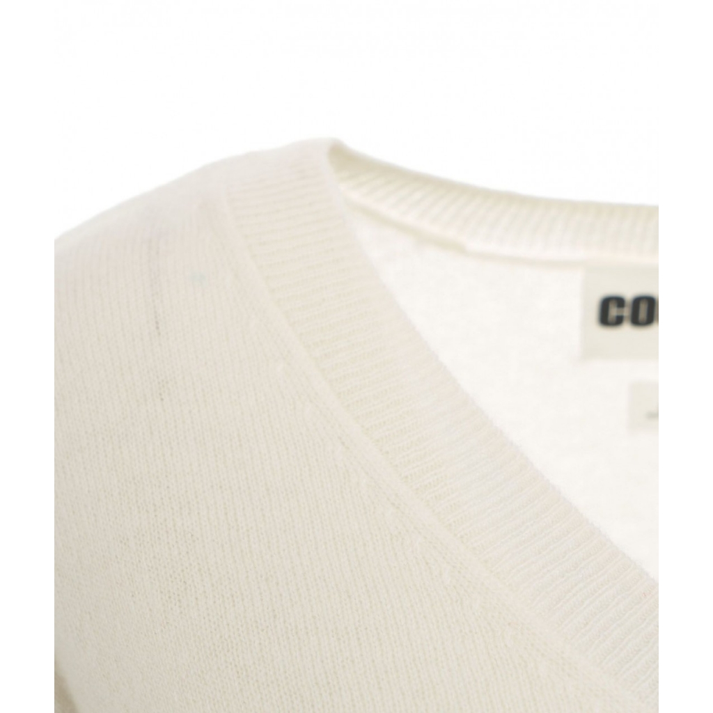 Maglione in cashmere bianco
