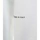 Felpa con logo bianco