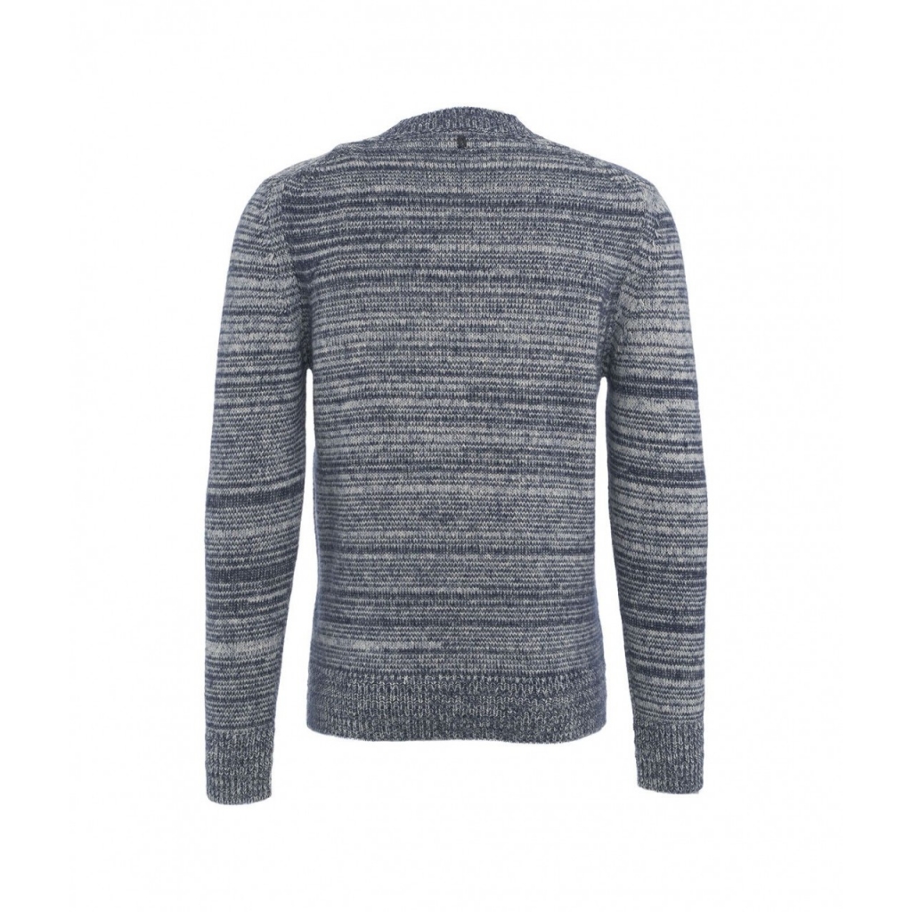 Maglione con scollo rotondo blu