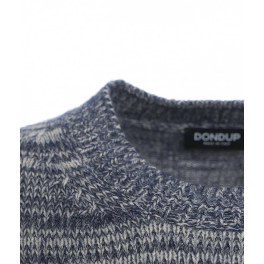 Maglione con scollo rotondo blu