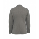 Blazer monopetto a spina di pesce grigio