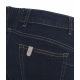 Straight cropped jeans blu scuro