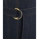 Abito in denim blu scuro