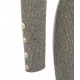 Abito in maglia con finitura glitterata grigio