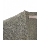 Abito in maglia con finitura glitterata grigio