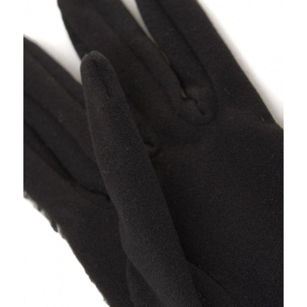 Guanti con spilla nero