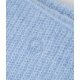 Sciarpa in misto alpaca lavorata a maglia azzurro