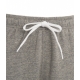 Joggers con logo ricamato grigio chiaro