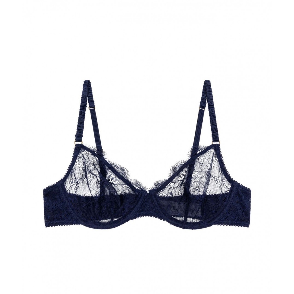 Reggiseno a filo Romeo blu scuro