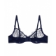 Reggiseno a filo Romeo blu scuro