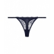 Slip in pizzo Wild Rose blu scuro