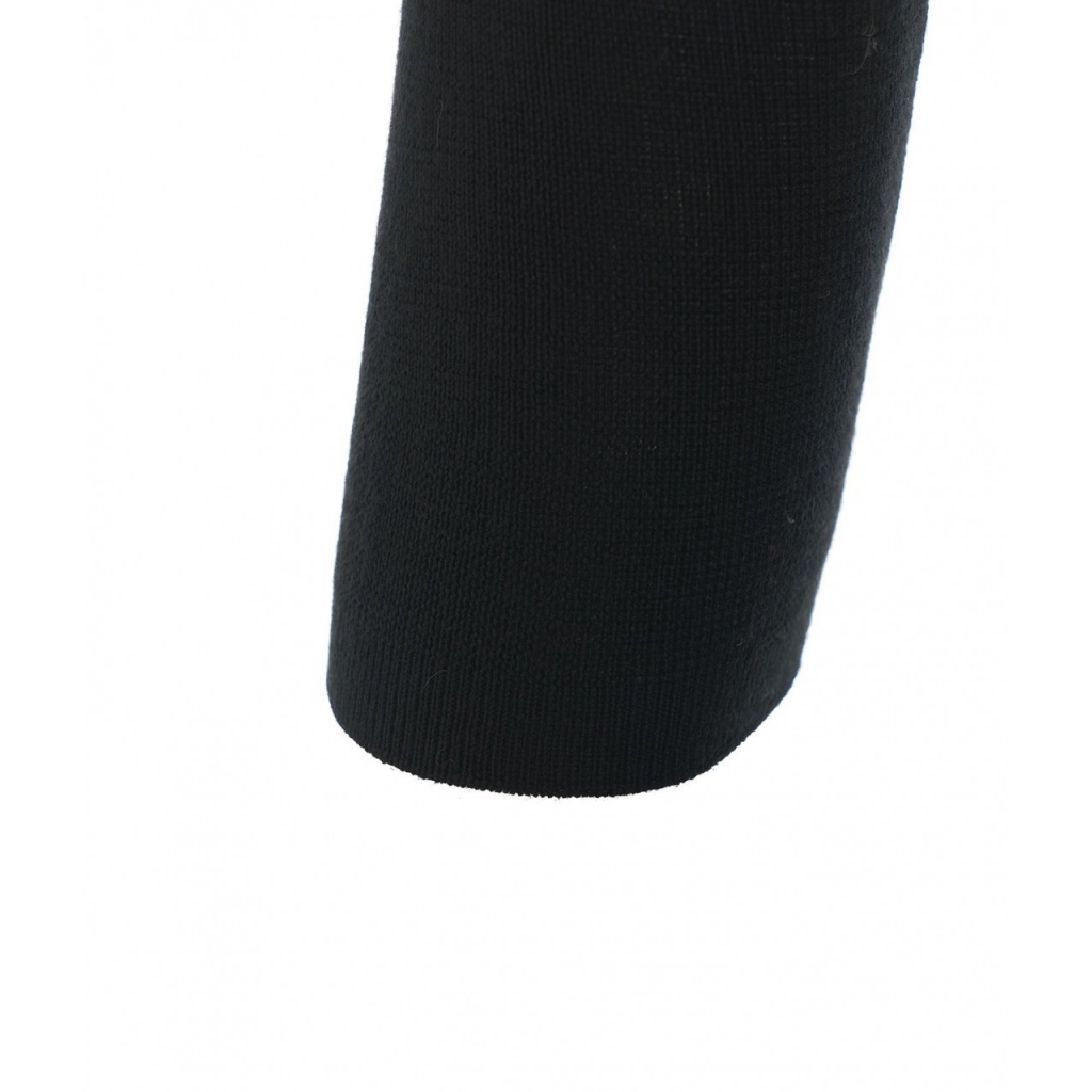 Maglione dolcevita in merino nero