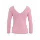 Maglione in angora rosa