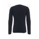 Maglia in upcycled cashmere blu scuro