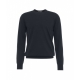 Maglia Extralight Knit con scollo rotondo blu scuro