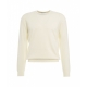 Maglione in misto merino crema