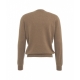Maglione in misto merino marrone chiaro