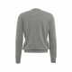 Maglione in misto merino grigio