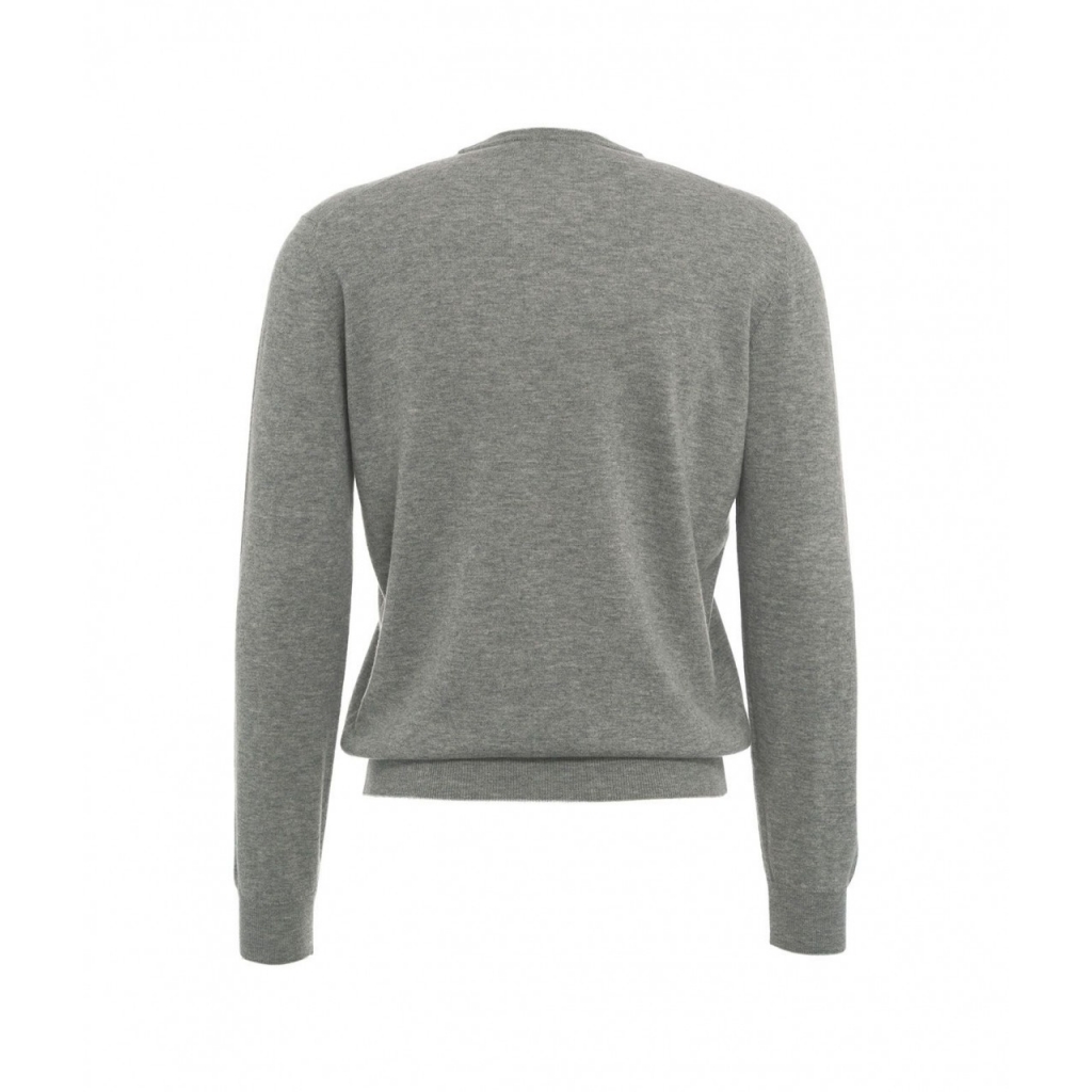 Maglione in misto merino grigio