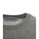 Maglione in misto merino grigio