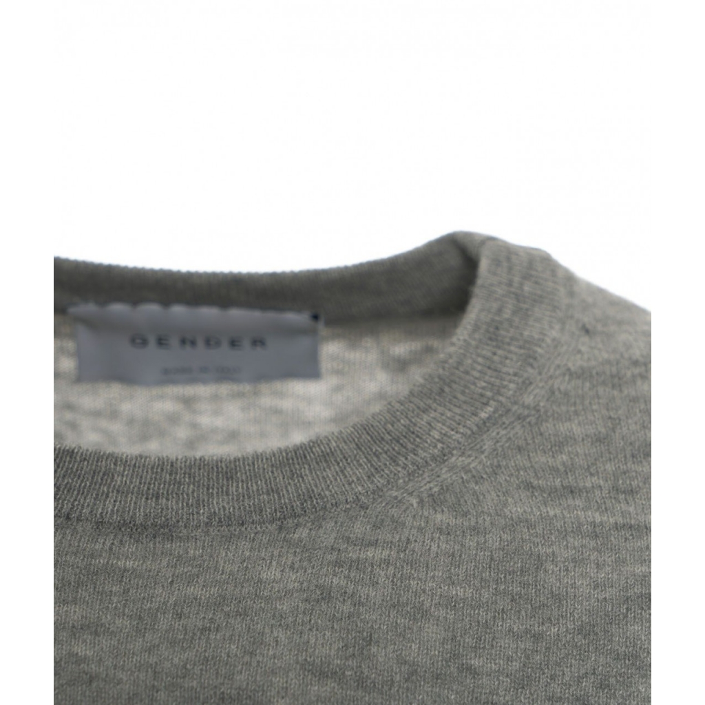 Maglione in misto merino grigio